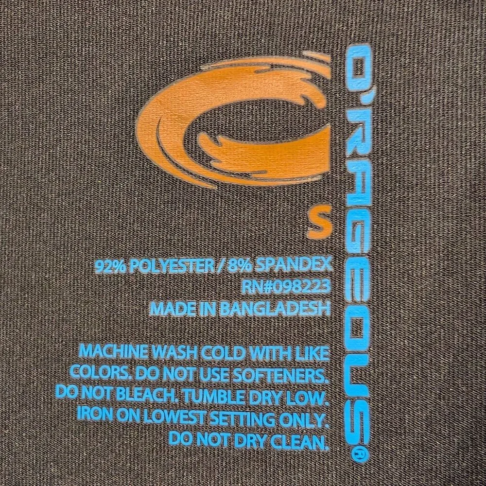 🧨🧨O'Rageous Rash Guard Top Size Small - Picture 8 of 11